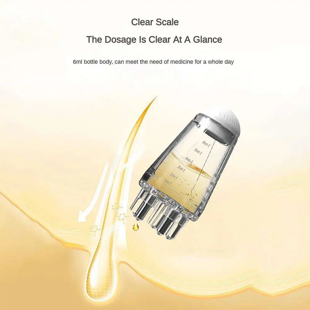 

Portable Mini Scalp Applicator Liquid Comb Hair Roots Massage Medicine Comb Hair For Hair Growth Serum Oil Nourish S4Z1