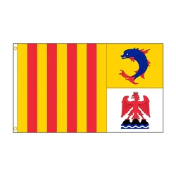 Large France Regional Flag Banner Decoration - 90x150cm Outdoor Decor Tapestry - 90x150cm(35x59in) (425JDQ0015)
