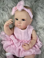 MRB 18 Inch Bettie Full Body Vinyl Girl Washable Reborn Baby Doll With Painted Lifelike Hair Bebe Reborn Christmas Toys 3