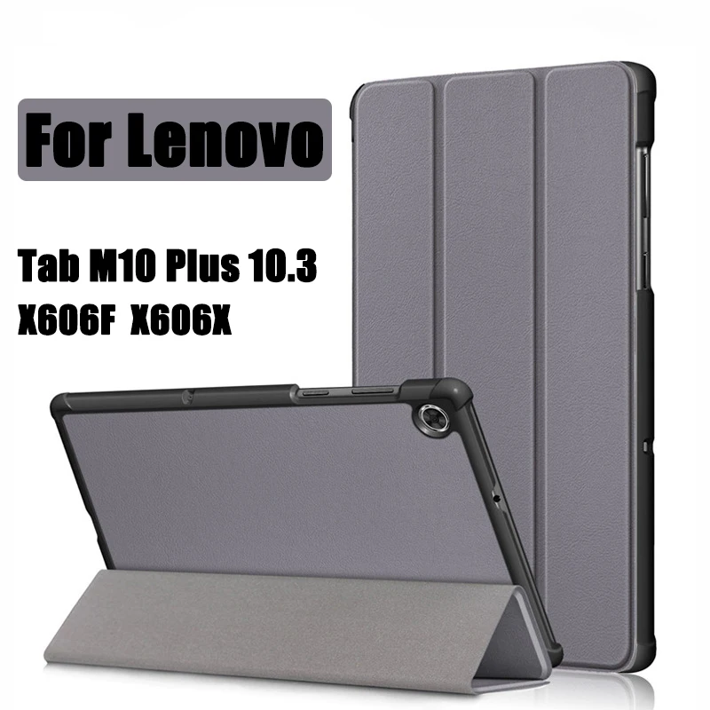 

For Lenovo Tab M10 FHD Plus 10.3 Case 2020 TB-X606F TB-X606X Tri-Folding Stand Smart Cover for Lenovo Tab M10 Plus 3rd Gen 10.6