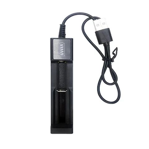 1 slot Battery USB Charger adapter LED Smart Chargering for Rechargeable Batteries Li-ion 18650 26650 14500