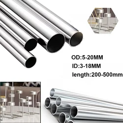Premium Aluminum Alloy Tube, 200mm - 500mm Length, 0.5mm - 3mm Wall Thickness, 5mm - 20mm Outer Diameter - OD 18 x ID 16mm