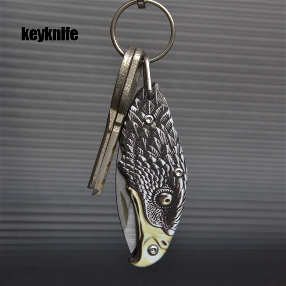 Folding Stainless Steel Knife - Portable Utility Paring Knife for Fruits and Vegetables