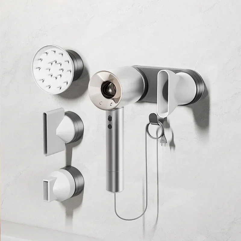 Wall-mounted Sucker Hair Dryer Storage Rack Apply Laifen Dyson Bathroom and Home Furnishings Non Perforated Hair Dryer Bracket hair dryer holder,hair dryer storage rack
