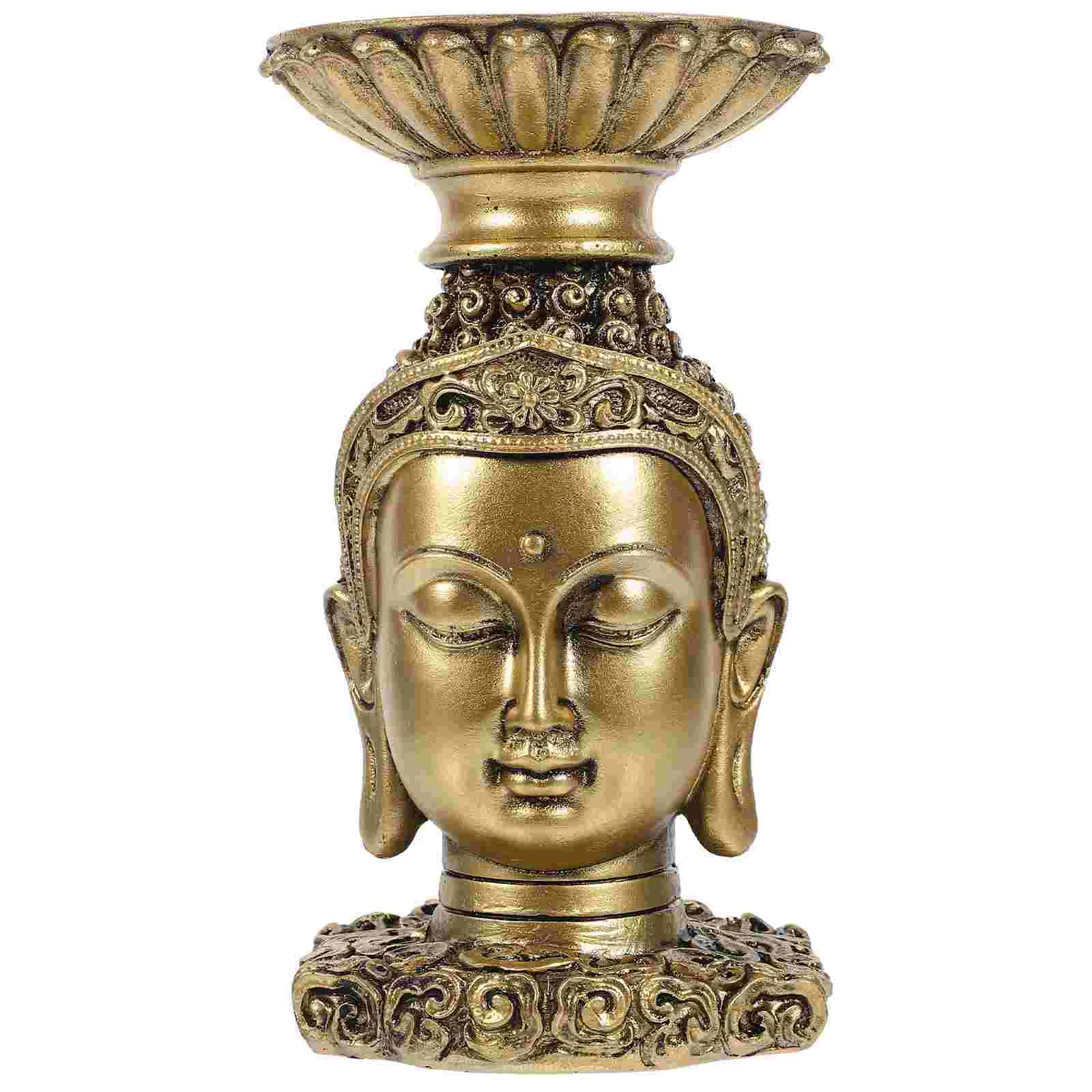 부처님 조각상/신 촛대 장식, 명상 피규어 송진 램프 거치대 Best5 부처님 조각상/신 촛대 장식, 명상 피규어 송진 램프 거치대 Best5