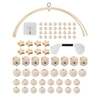 DIY Wind Chimes Accessories Kit For Making Baby Crib Mobile Wind Chime,Crib Bed Wood Mobile Hanger 1