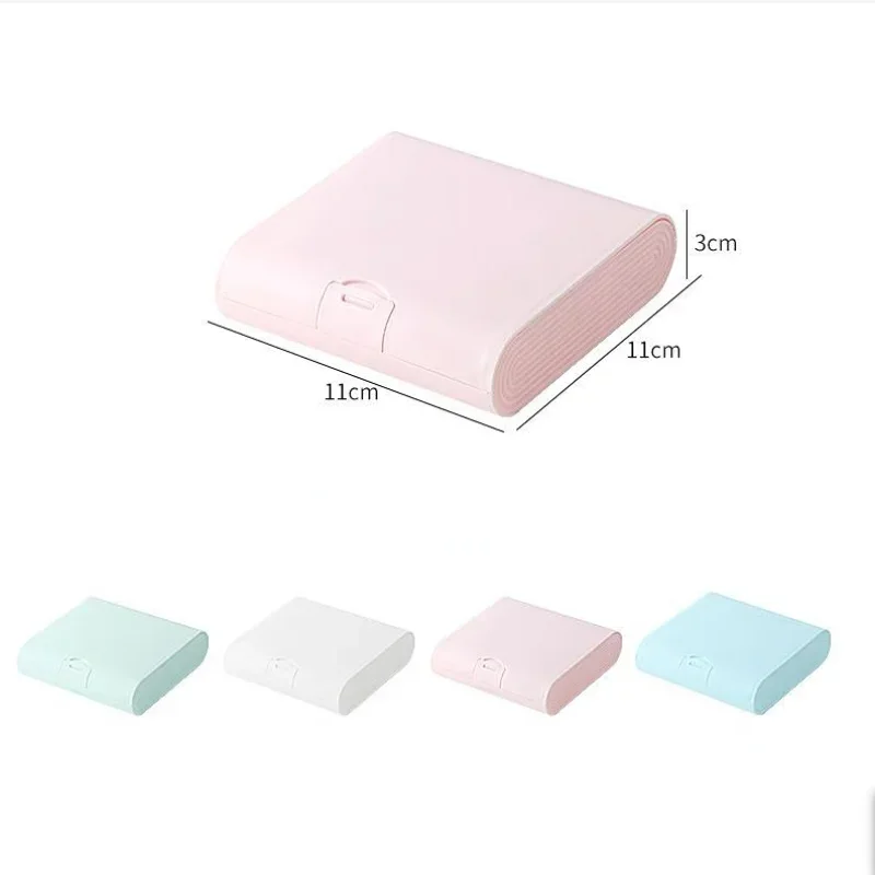 크리에이티브 휴대용 여성 탐폰 스토리지 박스 홀더 도구, 여행 야외 세트 용품, 플라스틱 화장품 코튼 쥬얼리 스토리지 박스