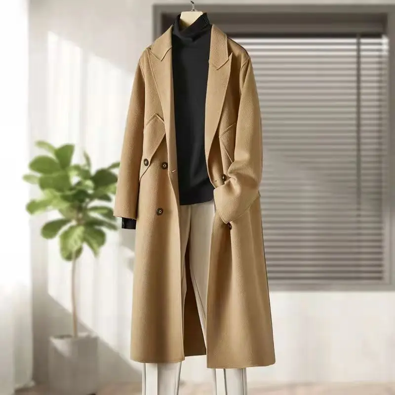 ralph lauren puffer jacket 21 Winter Fashion Ladies Exquisite Atmosphere Elegant Versatile Temperament Slim Simple Suit Collar Woolen Coat Women long green puffer coat