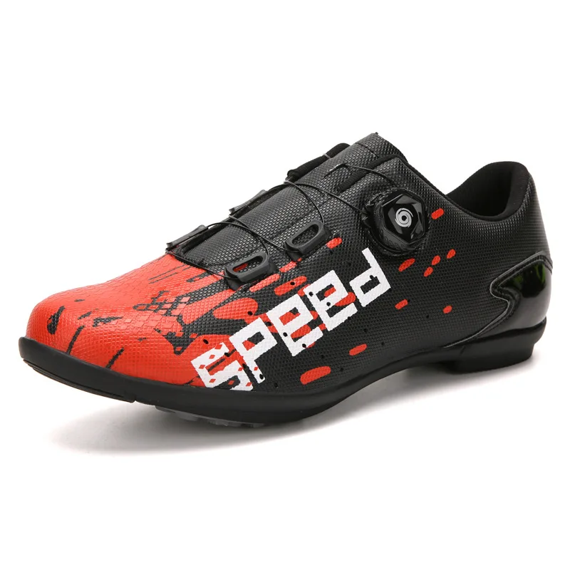 

Men Speed Cycling Sneakers Mtb Shoes Flat Pedal Biking Spd Road Bike Cleats Shoes Women Bicycle Sneakers Self-locking B50042