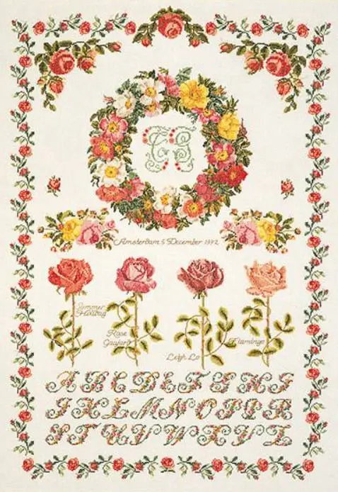 

Набор для рукоделия Rose Garden 64-91, Набор для вышивки крестиком без принта, Набор для вышивки крестиком