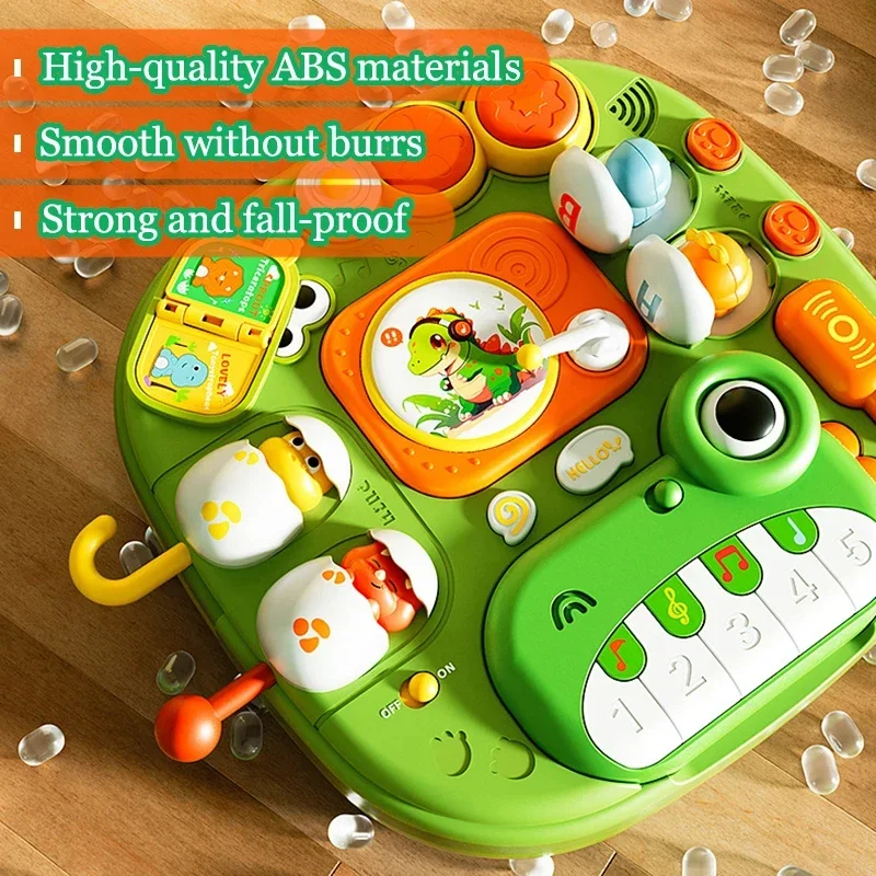 ABS PP Dinosaur Piano Puzzle Game for Kids Educational Toy