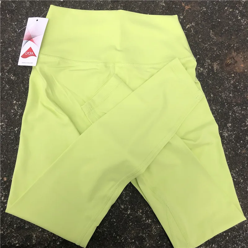 Solid Color 2.0 Soft Tights Women Yoga Leggings Tight Hight Waist Gym Sports Pant Compression Support Comprehensive Training Jog
