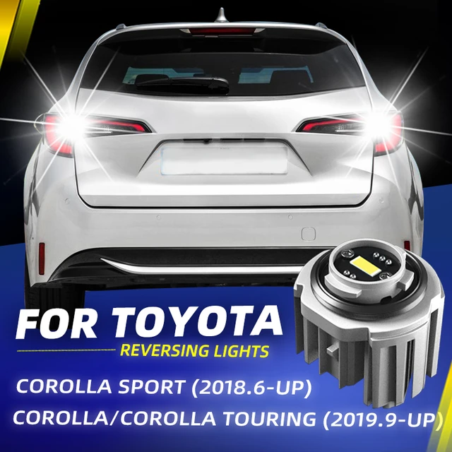 2pcs Car LED Reverse Backup Lights Blubs Lamp White With Fan For Toyota  Corolla Touring Sport 2018 2019 2020 2021 E210 - AliExpress