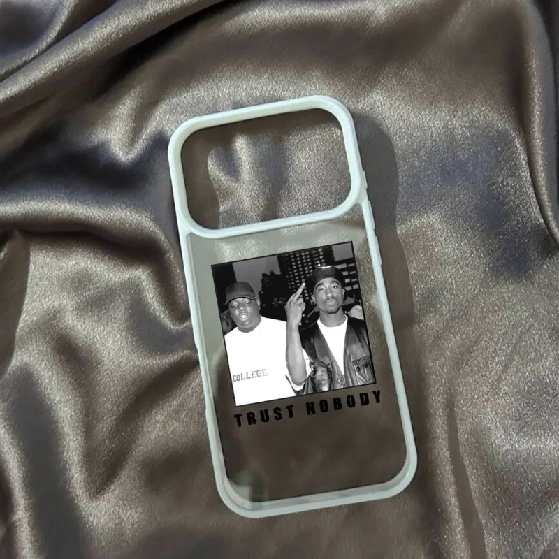 Tupac Inspired Shockproof Clear Matte Phone Case – Fashionable & Durable Cover