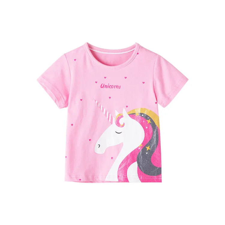 Children T-shirt 2-8 Years Kids Girl Summer