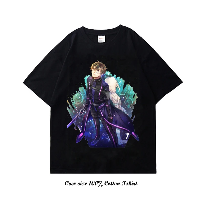 

Japanese Anime Guilty Crown T-Shirt Gothic Cool Graphic Print T Shirt Mens Fashion Clothes Vintage T shirts Short Sleeve