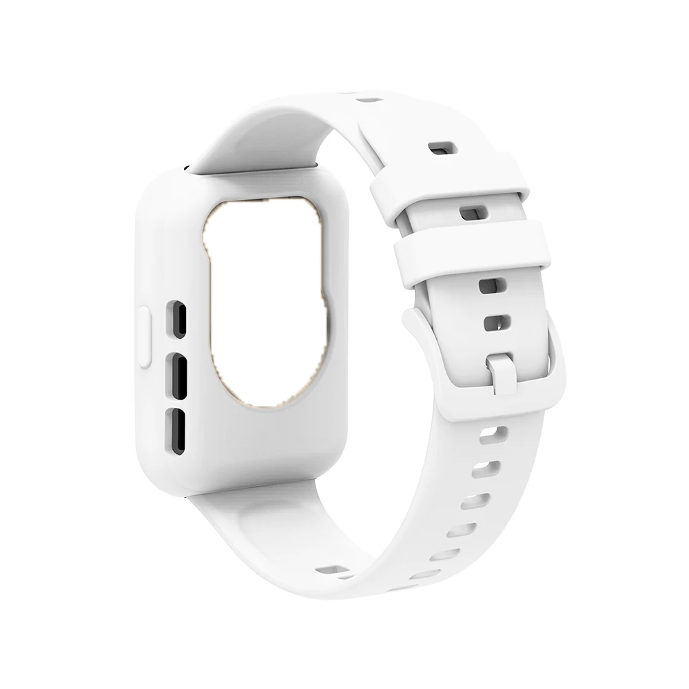 Premium 2-in-1 Silicone Smartwatch Case & Strap Combo - Universal Fit