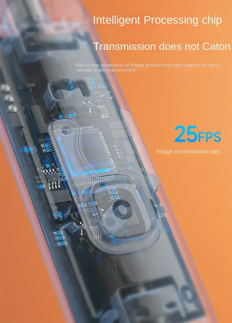 Dual Lens Endoscope Camera Dimensions