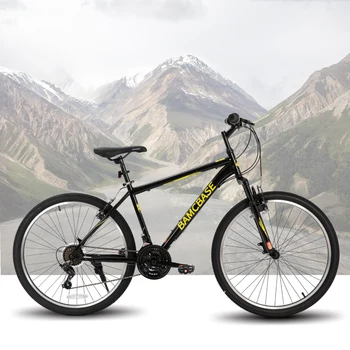 Hiland 26 27.5 Inch Mountain Bike, Mens Womens MTB with 21 Speeds, High-Tensile Steel Frame, V Brake, Hardtail Bicycle for Adult 6