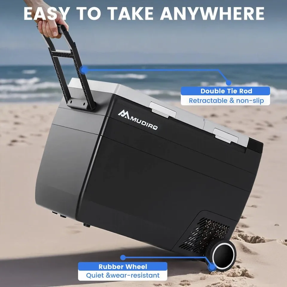 MUDIRO MR-Z55 Car Refrigerator 55L Portable Fridge Freezer Dual