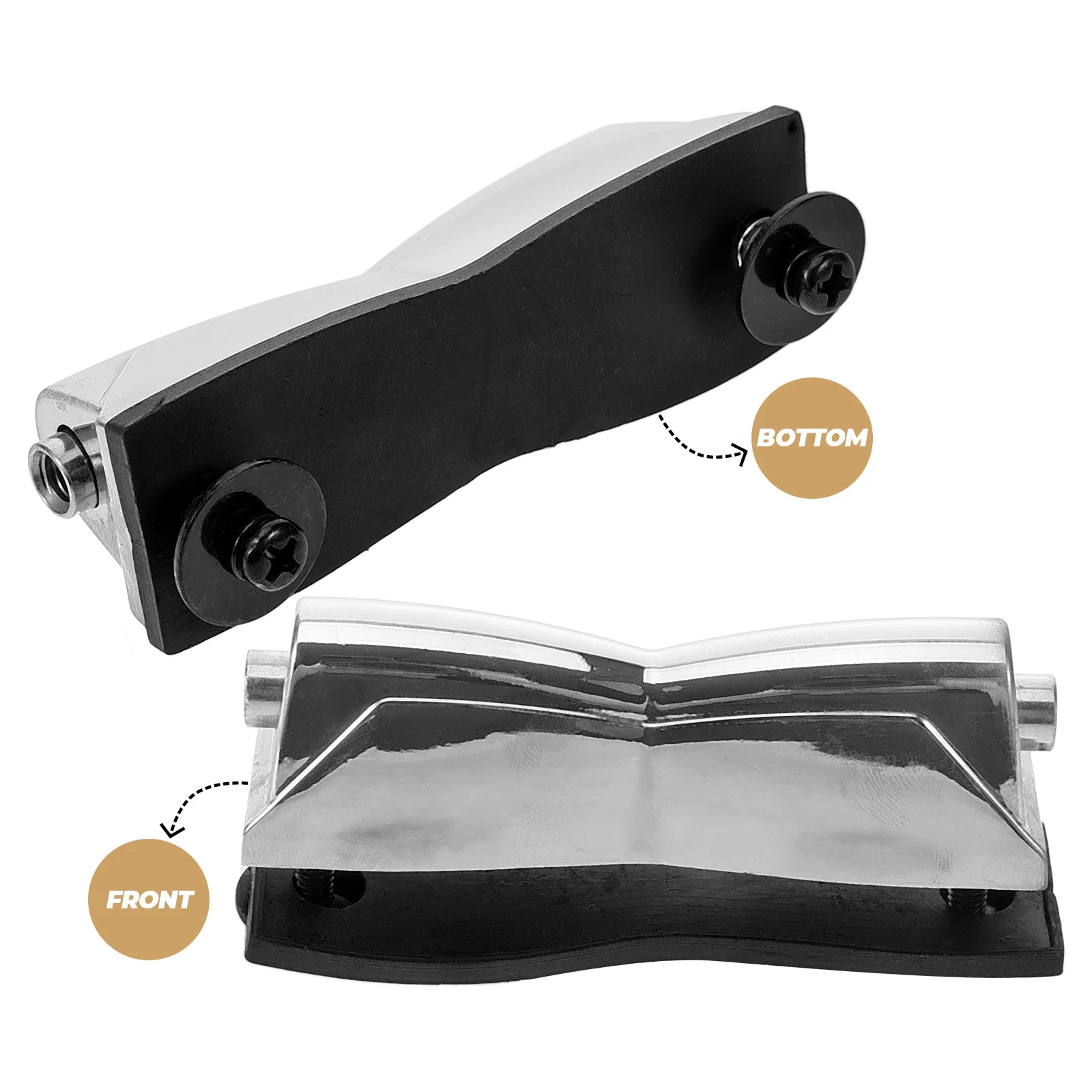 Drum Lugs Set Ear Snare Parts Silver Aluminum Alloy Double End Mount Replacement