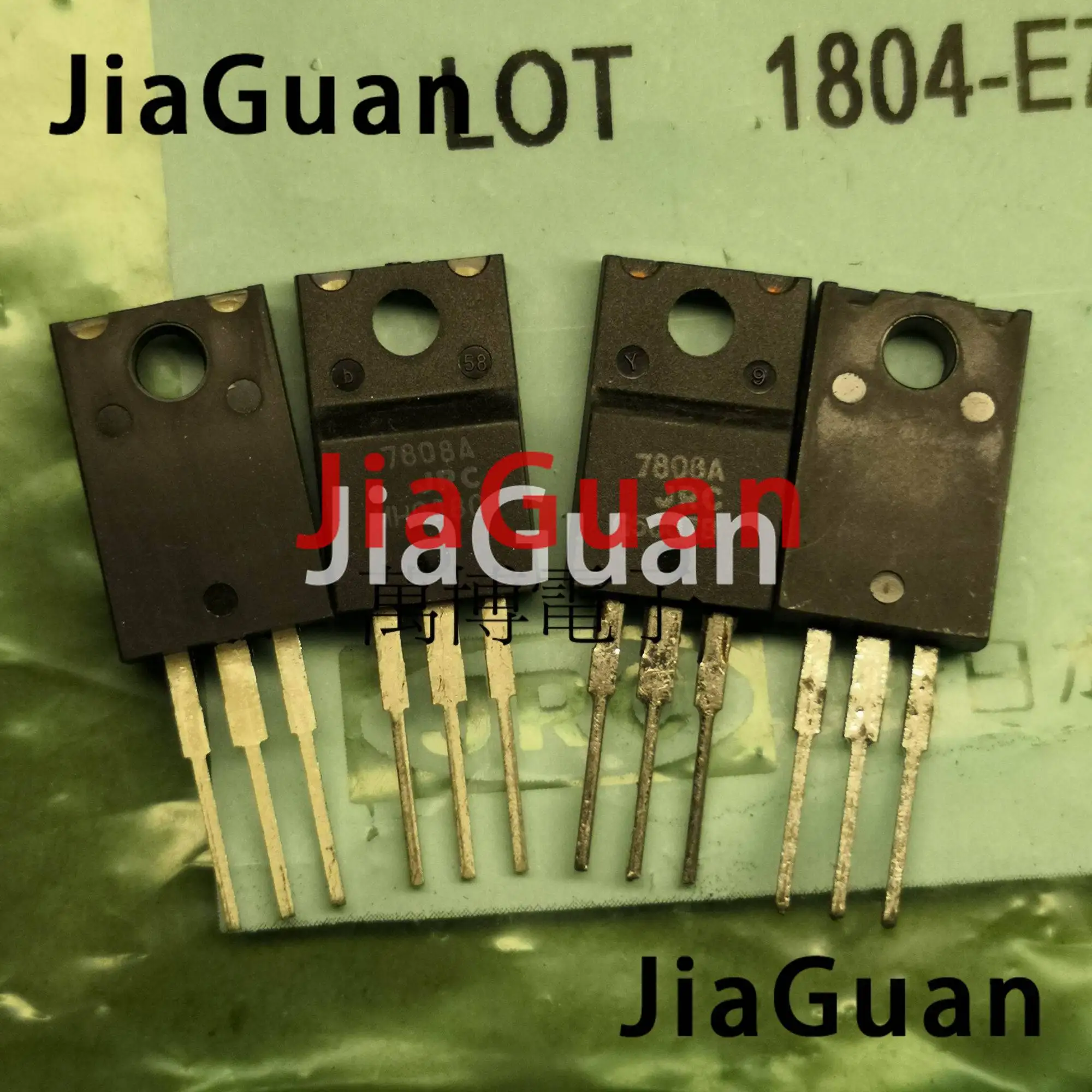 10pcs New Japan Jrc Njm7808fa To220f Threeterminal Regulator 7808+8v