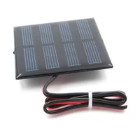 Panneau solaire 1V 2V 3V 4V 4.5V, Mini petit Kit de Module de panneau solaire, chargeur de batterie solaire multifonctionnel en silicone pour planche de jouets de bricolage 6