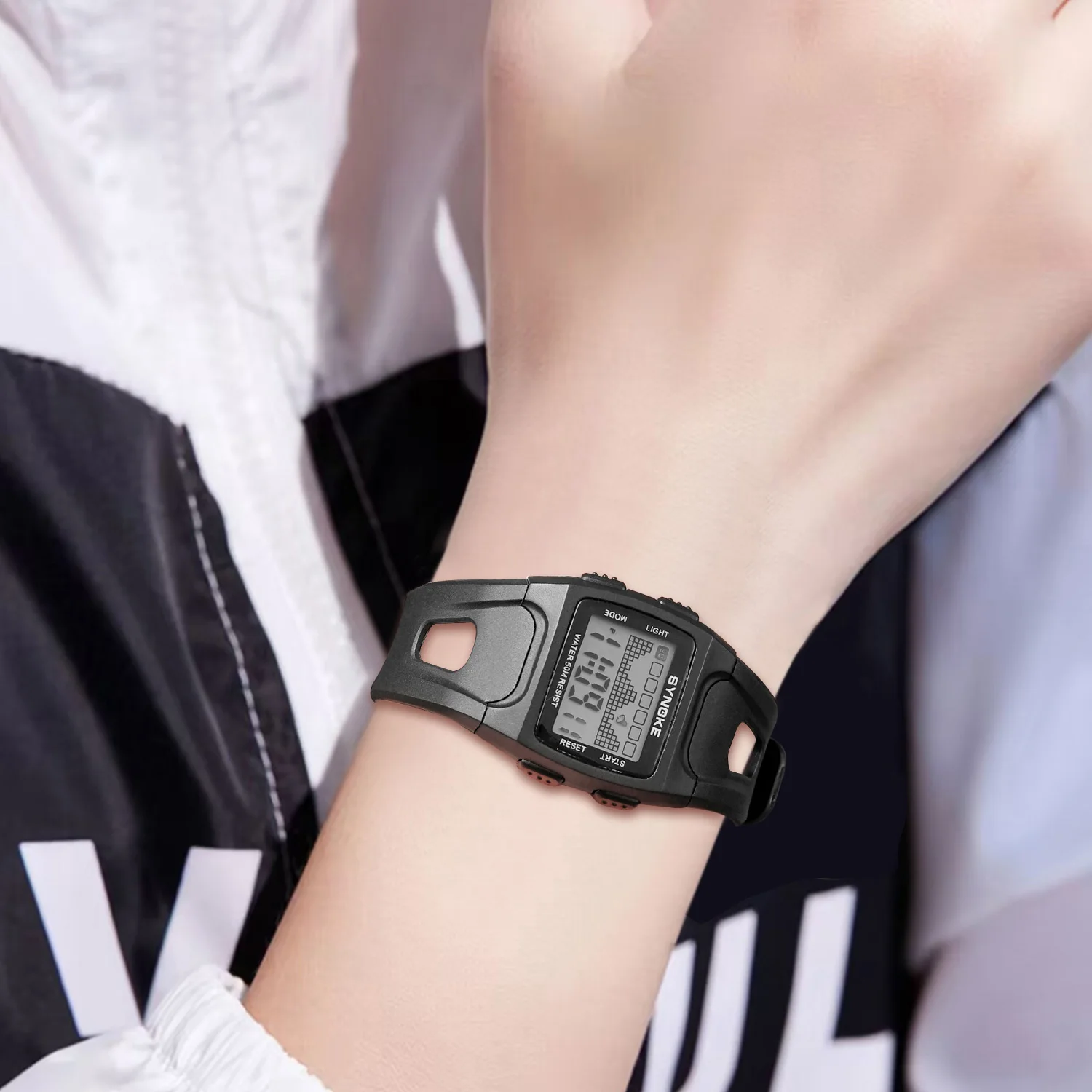 Men's Watch Chronograph Water Resistant Watch Ultra-thin Design Alarm Clock Multi-function Watch Man 5