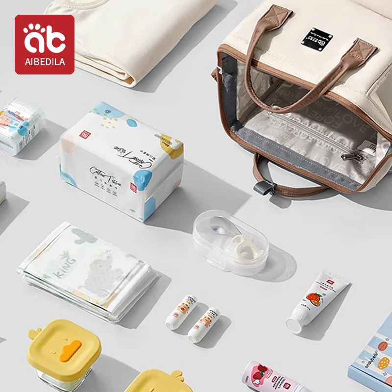 Mommy Lightweight Multifunctional Large Diaper Mom Backpack With Charge USB Nappy Pregnant Bag_voghion.com