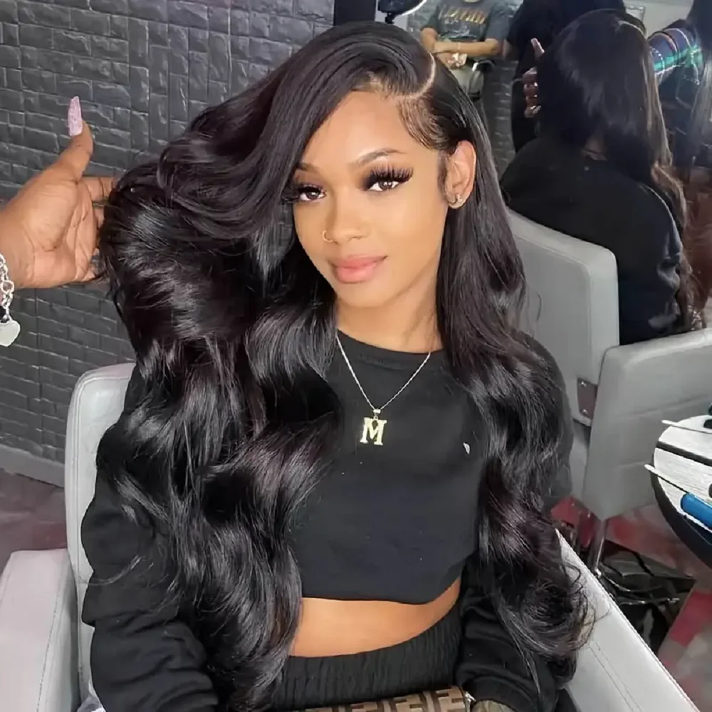 16A Super Double Drawn Body Wave Bundles Human Hair 12-28 Inch Human Hair Bundle 100% Unprocessed Brazilian Virgin Hair 3 Bundles Human Hair Extensions for Black Women Full Ending 6