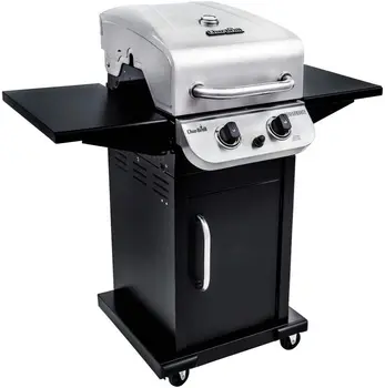 Char-Broil Performance Series Convective 2-Burner Cabinet Propane Gas Stainless Steel Grill - 463673519P1 1