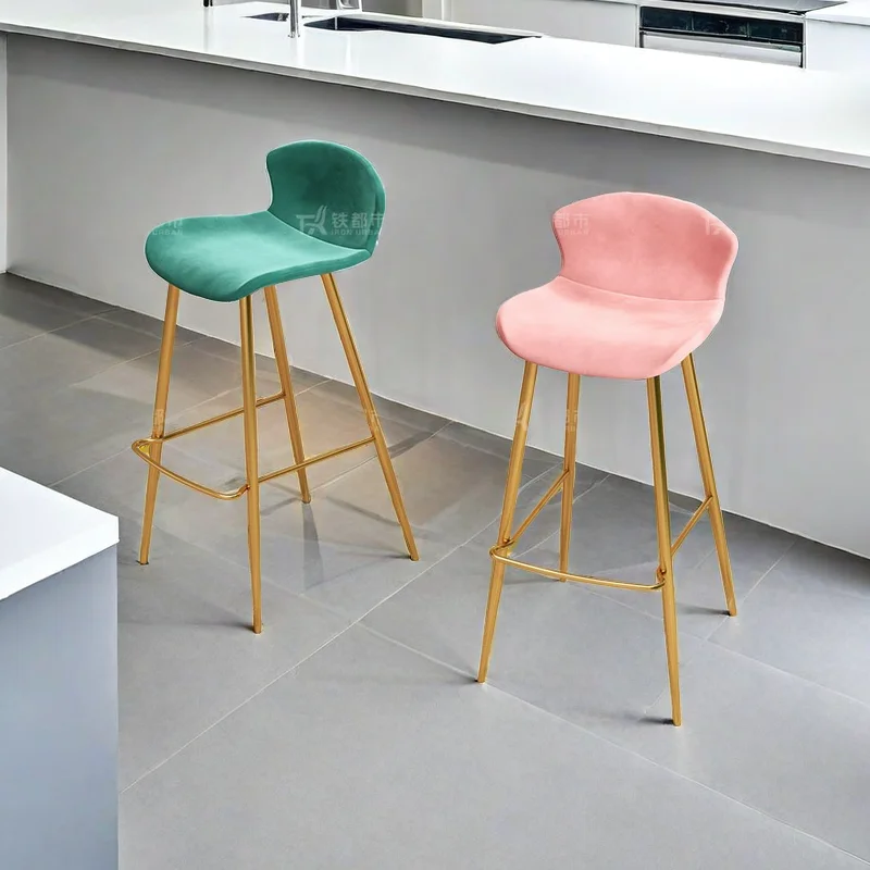 

Reception Luxury Chairs Bar Stool Shop Chair Designer Kitchen Taburetes Altos Cocina Counter Outdoor Nordic Lounge Minimalist
