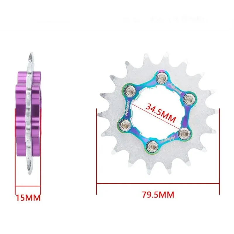 HASSNS kit single k7 16T 18T single speed conversion kit Suitable for 8 9 10 11 speed HG bike for Soil Slope Truck bicycle parts