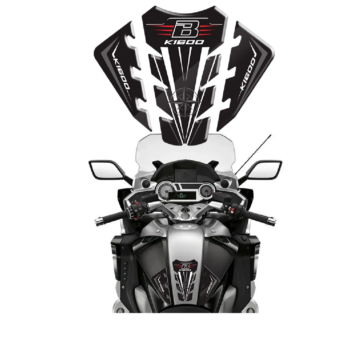 

Motorcycle For BMW K1600B K1600 K 1600 B Gas Fuel Oil Kit Tank Pad Stickers Decals Protection Fairing Fender Cases Luggage Trunk