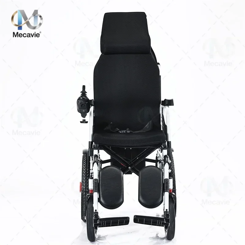 Nuova Sedia a Rotelle Elettrica Pieghevole con Sistema di Frenatura EABS, Regolazione a 160 Gradi, Adatta per Anziani e Disabili - immagine 4