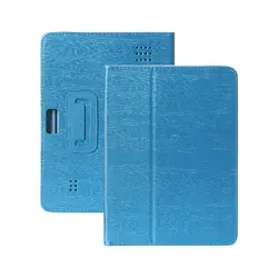 Universal 10.1 Inch Leather Flip Stand Tablet Case Cover (Blue)