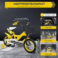 Vélo pour enfants de 12 pouces avec lumières clignotantes Charge maximale Vélo de 176 livres pour 2,62 à 3,11 pieds de hauteur et à moins de 110 livres pour enfants 1