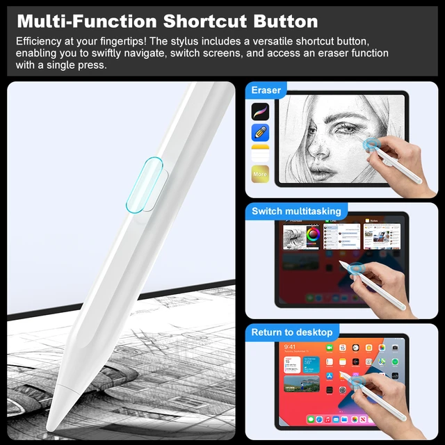 Touch Pen Apple Ipad 9 Generation Tablet - Stylus Apple Pencil Palm  Rejection Ipad - Aliexpress