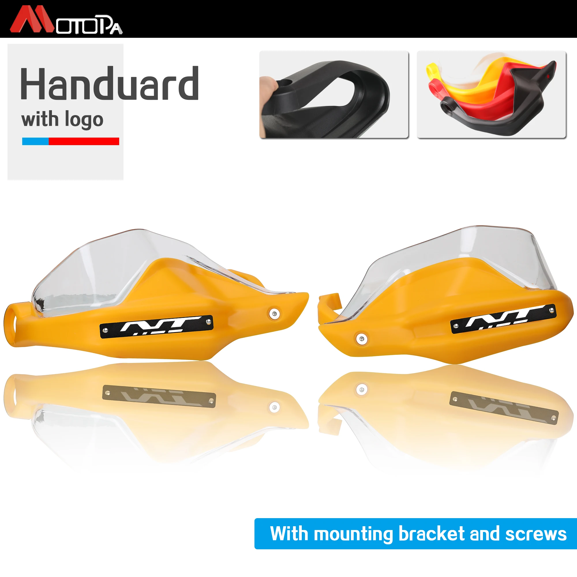 Motorfiets handkappen Motorfiets Handbescherming Hand Shield Koppeling Windschermbeschermer Handbeschermingshoes Voor H&onda NT1100 NT 1100 Nt 1100 2021 2022 2023 2024 Windkoude(Titanium