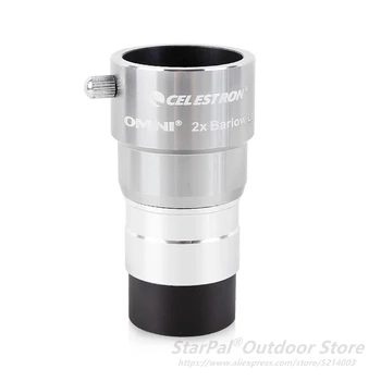 Celestron omni 2x barlow eyepiece High-definition lens astronomical telescope magnification professional accessories