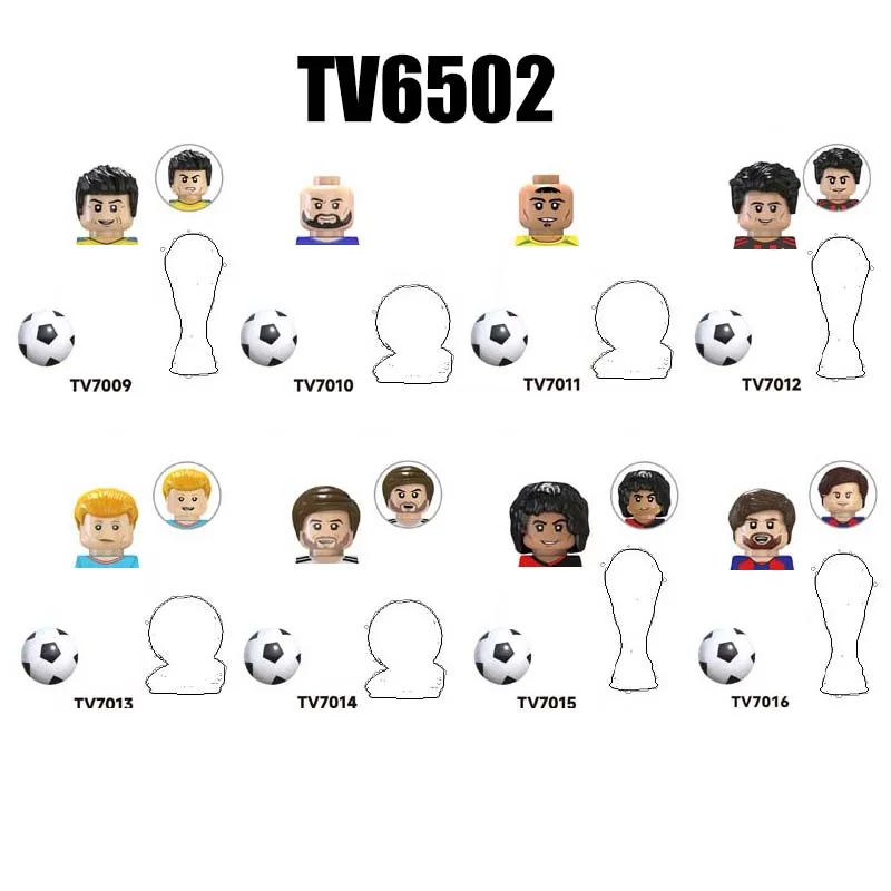 

1 шт., фигурки-конструкторы TV6502 TV7009 TV7010 TV7011 TV7012 TV7013 TV7014 TV7015 TV7016 TV6501