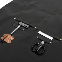 Waterproof Kitchen Apron Perfessional Kitchen Apron Restaurant Shop Waiter Work Uniform Women/Men With Pockets Cleaning Pinafore 6