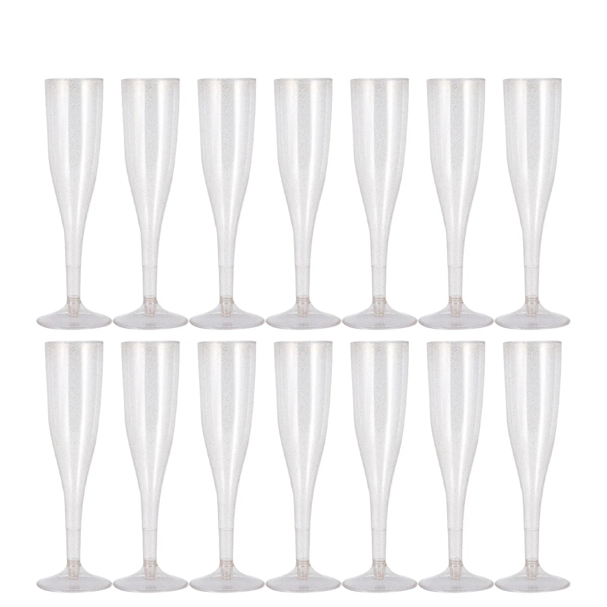

Champagne Cup Disposable Plastic Cup Party Storage Champagne Cup for Bar Store (Golden Pink)
