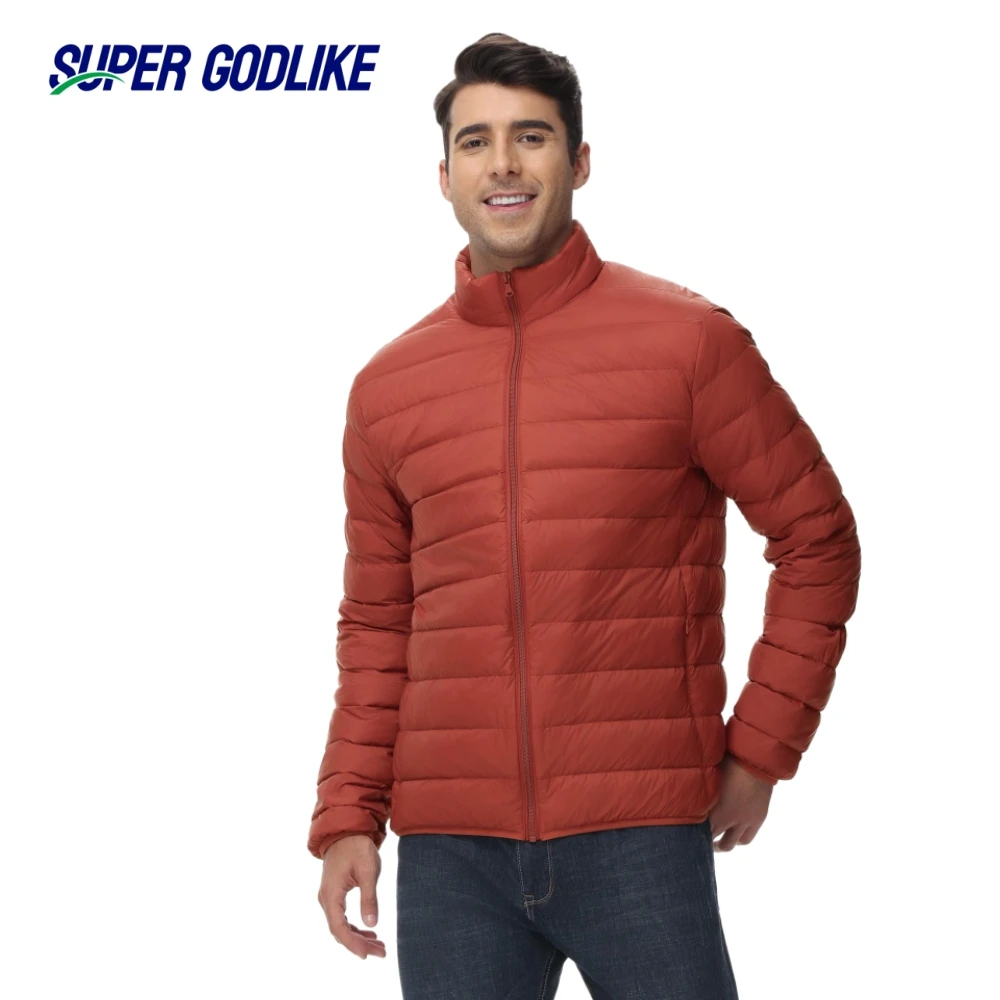 High-End Outdoors Puffer Packable Down Jacket Men Thermal Thin Jacket Couple Insulated Thermal Puffy Winter Jackets for Travel