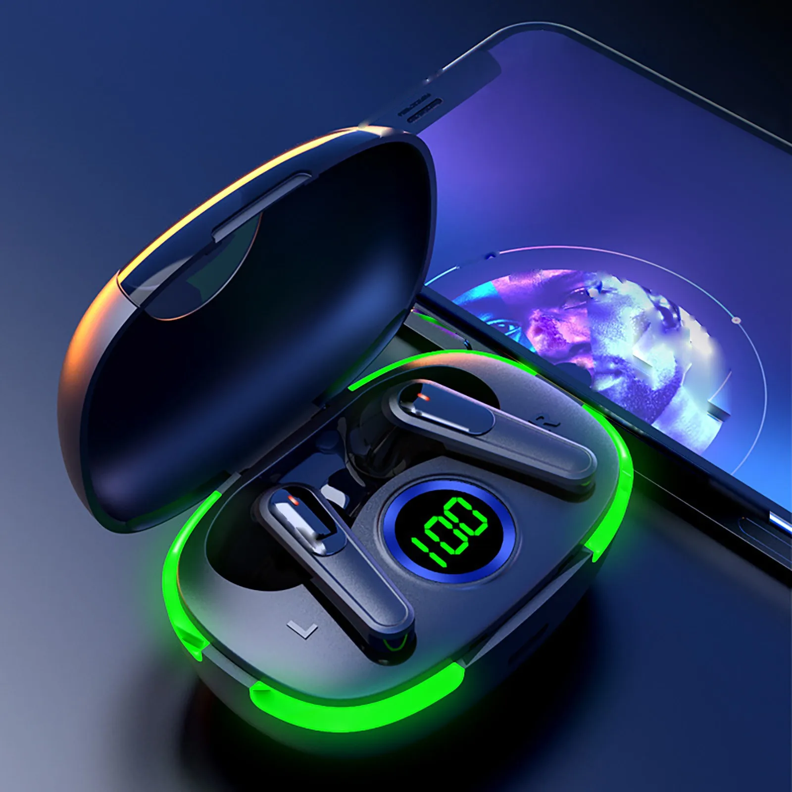 

Новые Bluetooth-наушники; Беспроводные наушники; Bluetooth 5,1; Цифровой дисплей; Шумоподавление; Наушники с микрофоном для Xiaomi