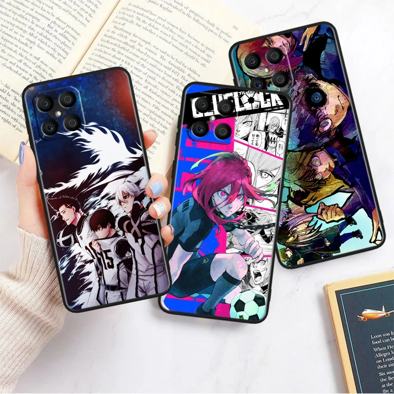 Anime BLUE LOCK Black Soft Phone Case Cover -