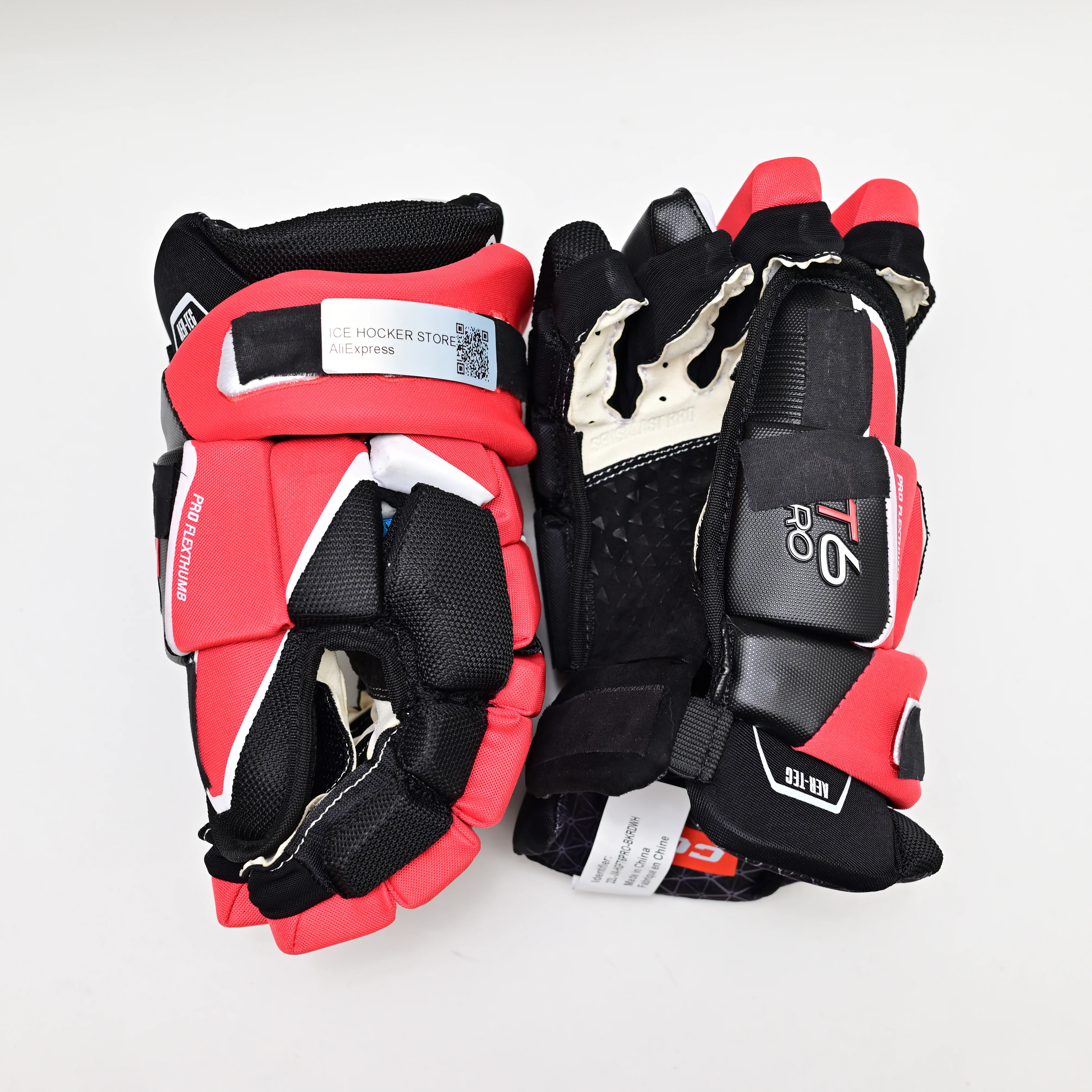 Ice Hockey Gloves 1-pairs 14" Professional Athlete Hockey Glove CC Brand FT6