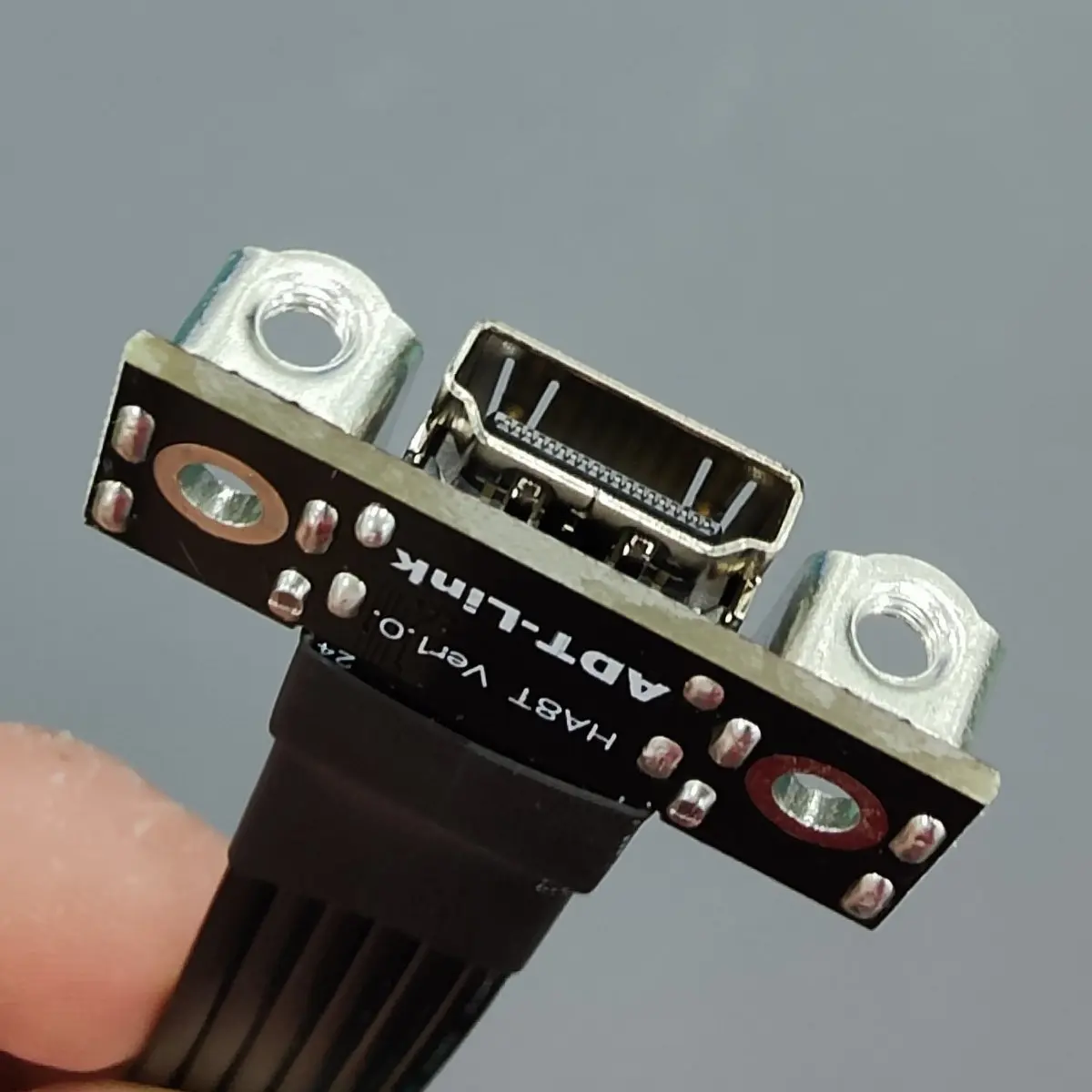 cabo de extensão de vídeo fino plana