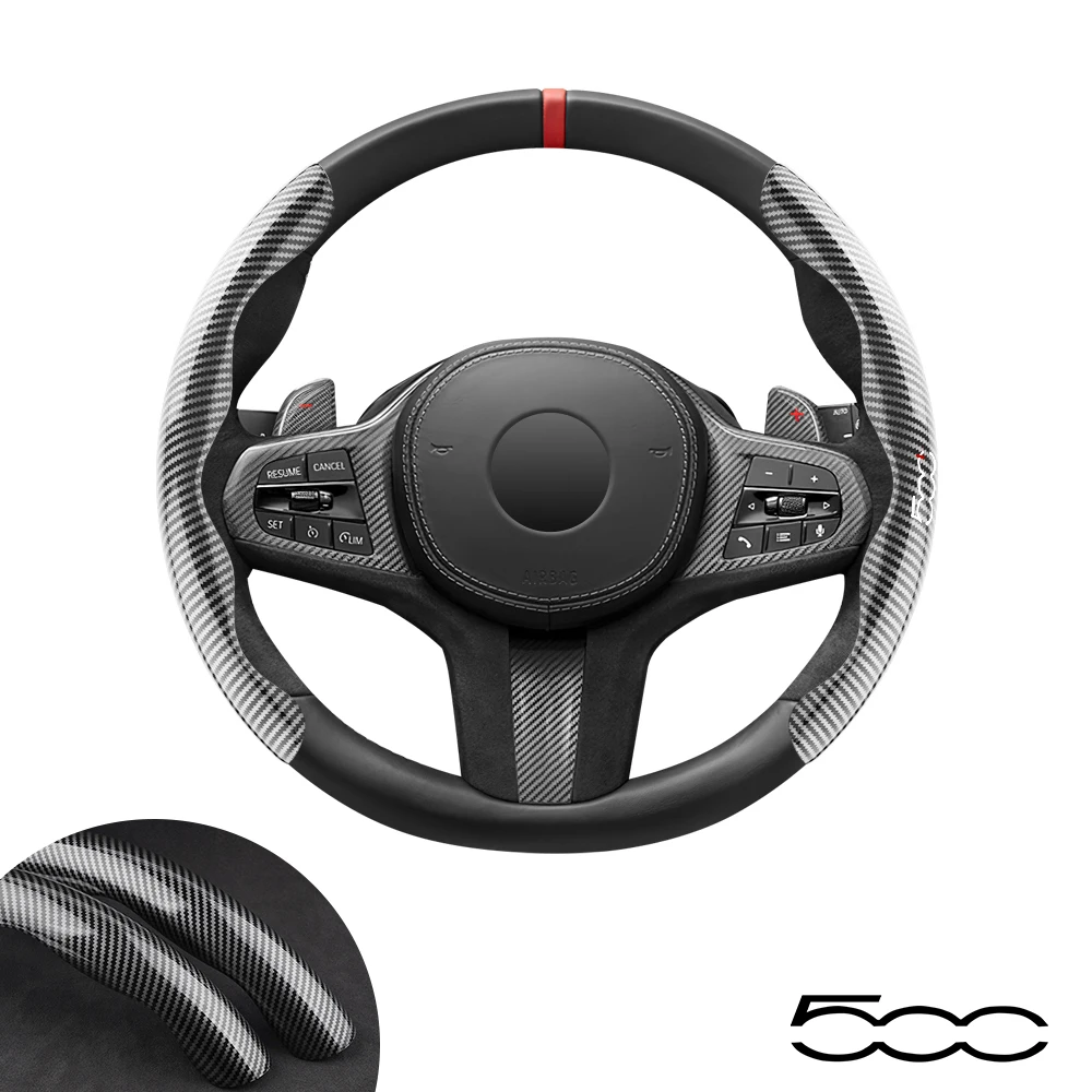 Per Fiat 500 500L 500X 500E Abarth Coprivolante Per Auto Elettrico In Acciaio Inossidabile Accessori Per Auto