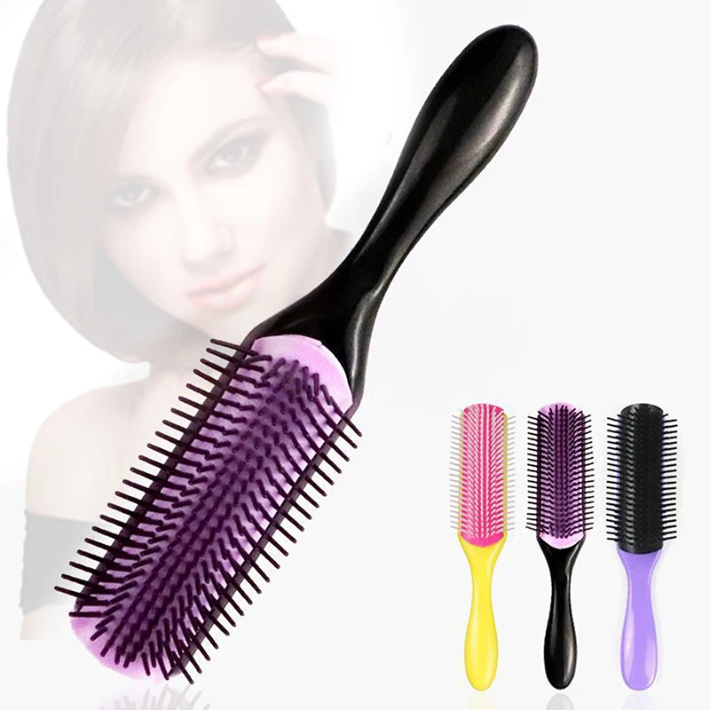 

Расческа для волос, волшебная щетка для распутывания волос, массажер для головы, Парикмахерская прямая кудрявая воздушная подушка, девять рядов расчески